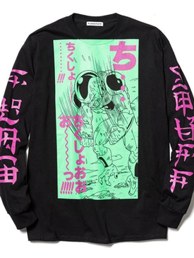 oversize print t-shirt