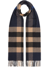 plaid cashmere scarf