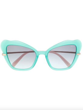 sunglasses in 'butterfly' frame