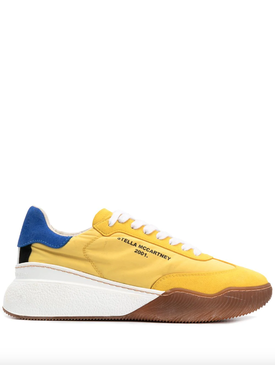 loop sneakers in color-block style